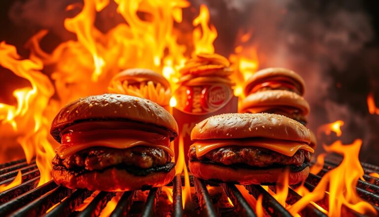 Burger King Fiery Menu