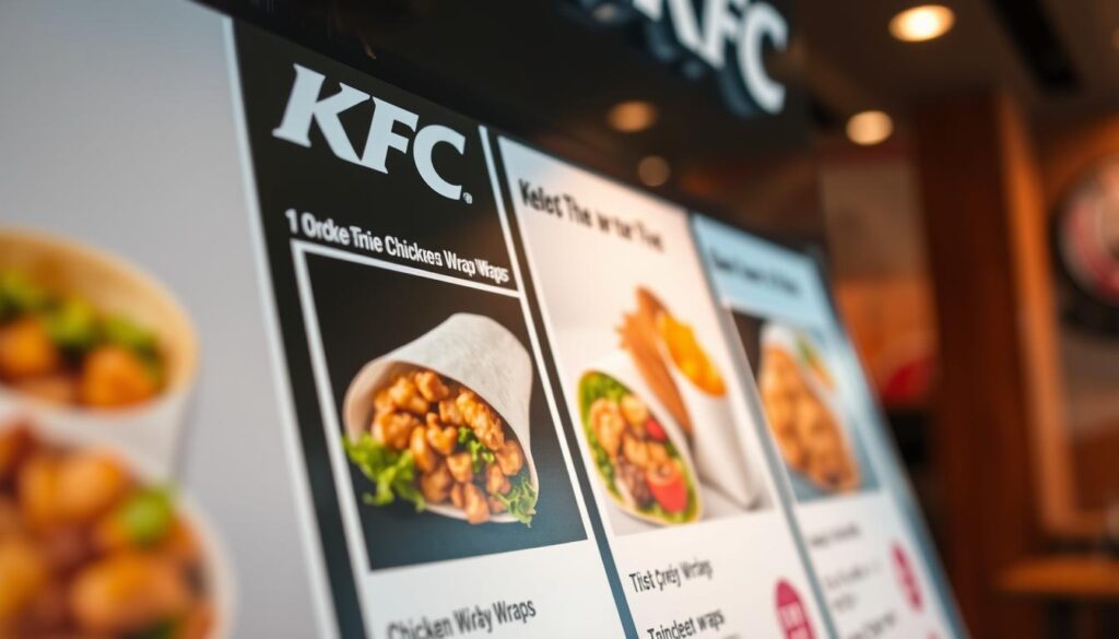 KFC Wrap Ordering Options
