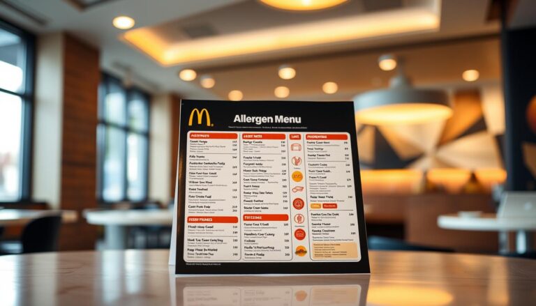 McDonald's Allergen Menu