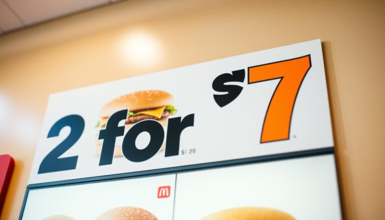 McDonald's Menu Specials 2 for $7