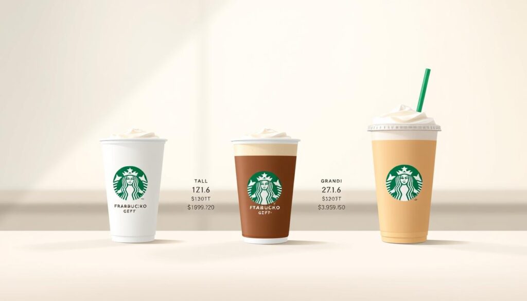 Starbucks Frappuccino Sizes and Pricing