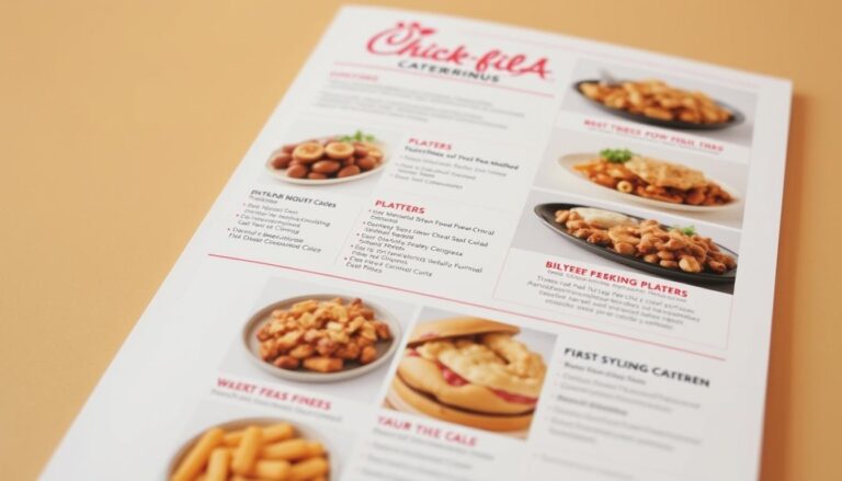 chik fill a catering menu