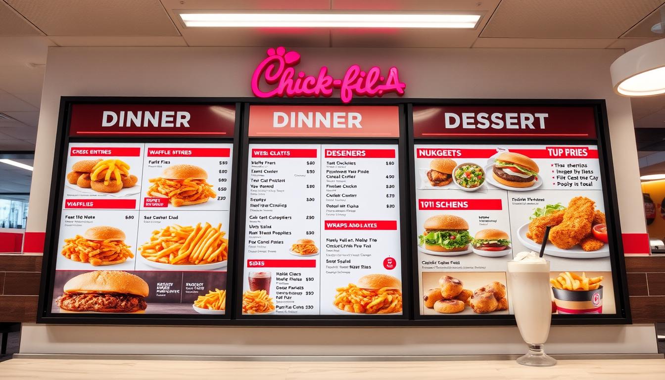 chik fill a dinner menu