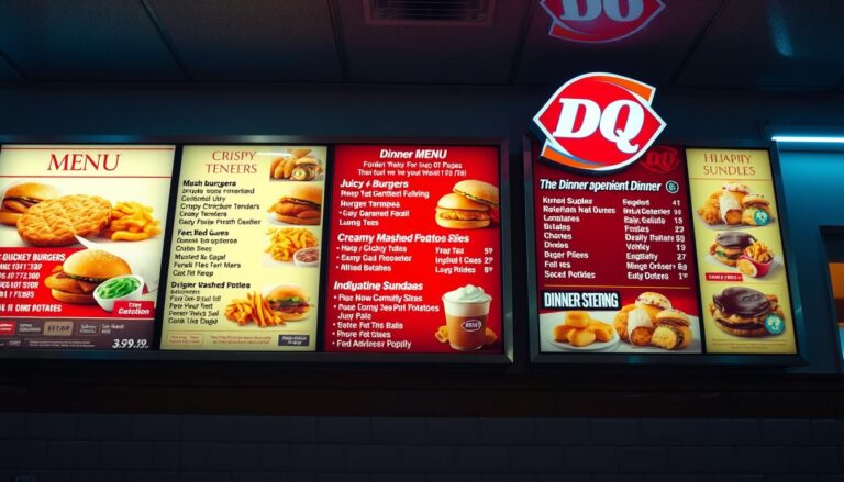 dairy queen dinner menu