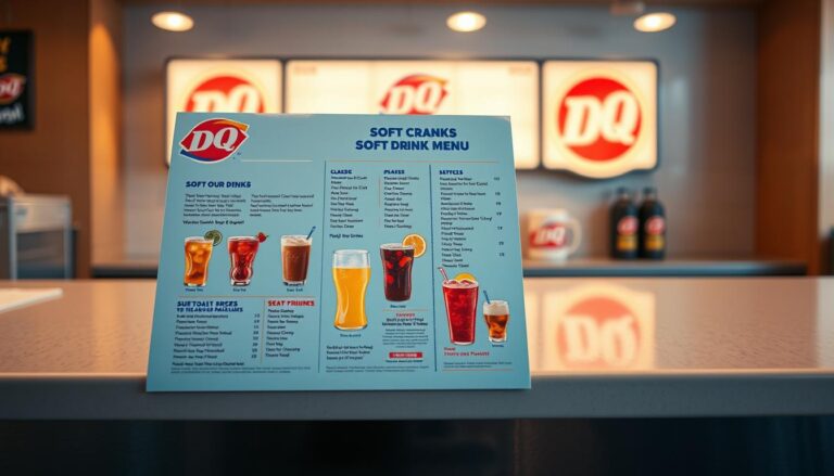 dairy queen soft-drink menu