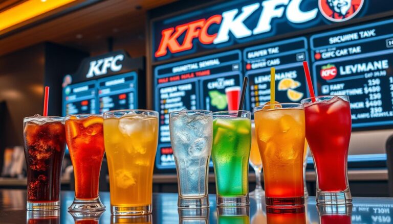 kfc drink menu