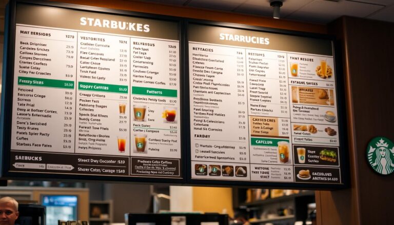 starbucks coffee menu